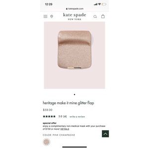 Kate spade Heritage make it mine flap